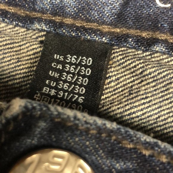 VINTAGE MENS GAP STRAIGHT FIT JEANS 36x30 100% COTTON 😎 - Picture 4 of 10